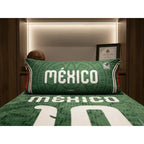 Almohada Providencia Super Jumbo Selección Mexicana Esponjos Verde Musgo