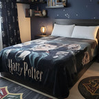 Frazada Matrimonial Providencia De Artistas Super Suave Harry Potter Varita Negro