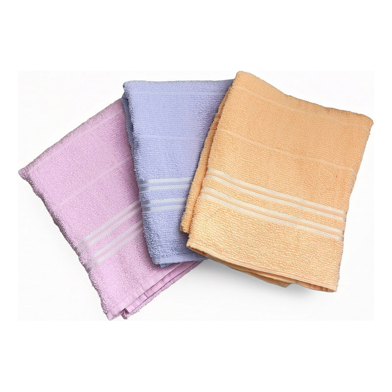 Toalla De Medio Baño 100% Algodón Super Absorbente Dreams Rosa Colección 1