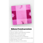 Juego De Sabanas Franela Mariol 100% Algodón Matrimonial Fucsia Rosa Soles Y Lunas