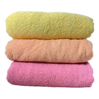 Toalla De Medio Baño Super Absorbente 100% Algodón Varsovia Amarillo Colección 1