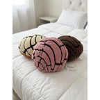 Almohada Providencia Abrazable Pack Conchas Grandes Suaves Marrón Claro
