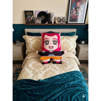 Pack De 3 Almohadas  Las Guerreras K Pop - Demon Hunters Índigo