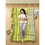 Colchoneta Matrimonial Super Cómoda Reforzada Verde