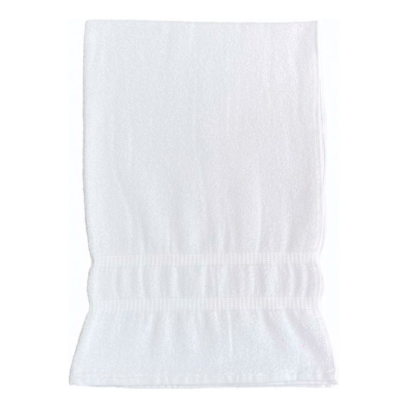 Toallas Blancas De Alta Densidad 100% Algodón Super Suave Blanco Bocho