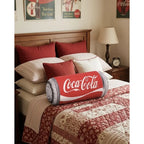 Almohada Providencia De Lata Coca Cola Super Esponjosa Suave Rojo