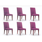 Cubre Sillas Stretch Premium Elástica Para Silla Ajustable Violeta Lila
