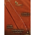 Juego De Sábanas Matrimonial Algodón Percal 144 Hilos-fresca Naranja Lisa Suave Y Transpirable De Calidad Premium