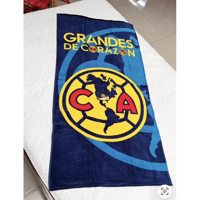 Toalla Providencia 100% Algodón Del América 74x147 Cm Amarillo America Grandes De Corazon