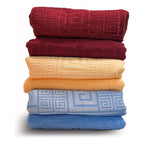 Tallas De Medio Baño 100% Algodón Super Absorbente Maya Azul Colección 3
