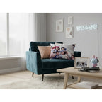Almohada Providencia De Bts Super Suave Y Esponjosa Azul Claro