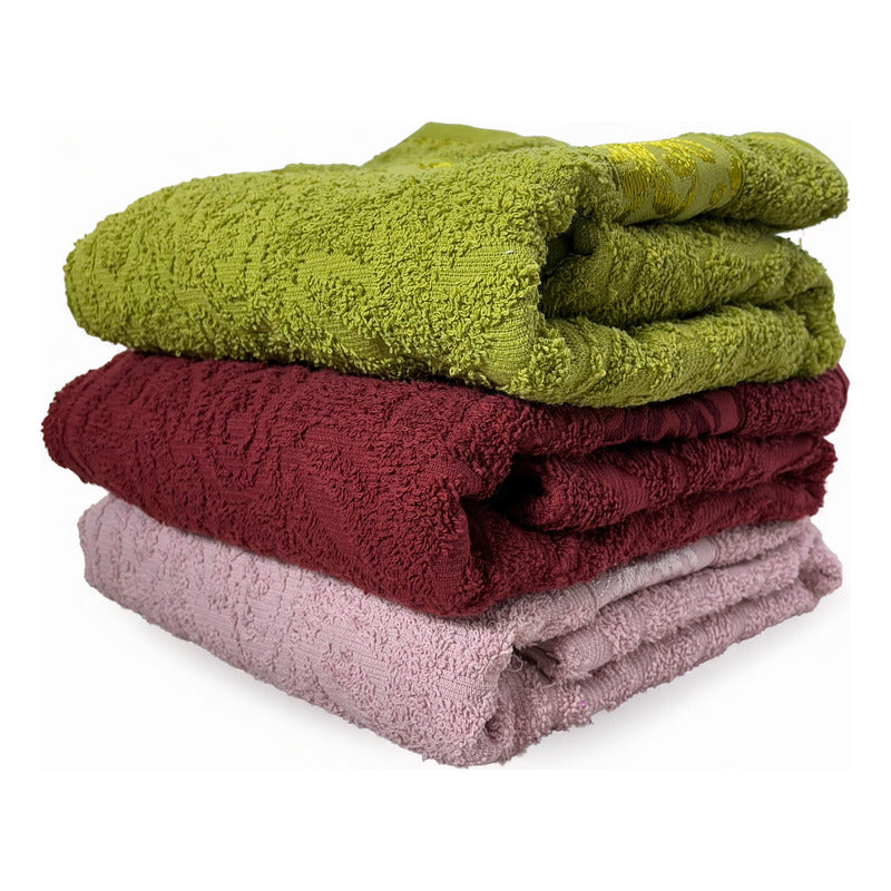 Tallas De Medio Baño 100% Algodón Super Absorbente Monarca Verde Colección 2