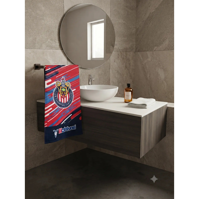 Toalla Providencia 100% Algodón Chivas 74x147 Cm Rojo Chivas