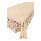 Mantel Calado Leonora 1.5×2.5 M | Elegancia Total Suela Calado Infinito Crema