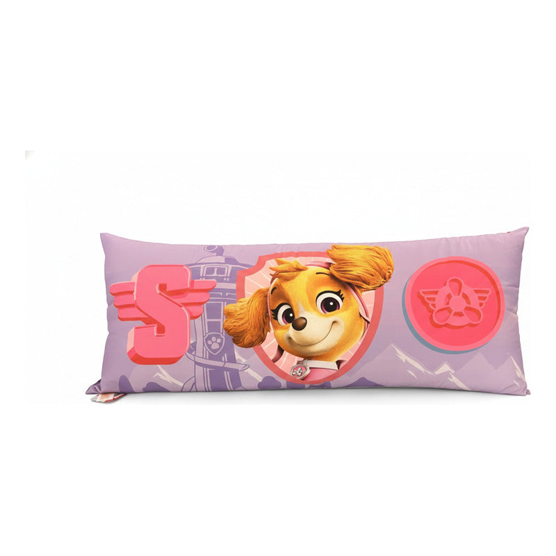 Almohada Providencia Super Jumbo  Paw Patrol Skye Y Everest Rosa Claro