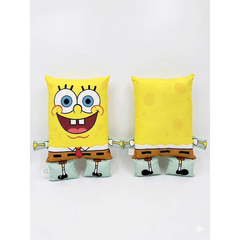Almohada Providencia Decorativa Bob Esponja Super Esponjosa Amarillo