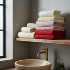 Tallas De Medio Baño 100% Algodón Super Absorbente Maya Beige Colección 2