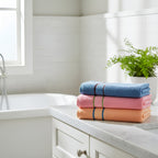 Toalla De Medio Baño Super Absorbente 100% Algodón Varsovia Rosa Coleccion 4