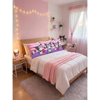 Almohada Providencia Super Jumbo Kuromi Rosa Rosa